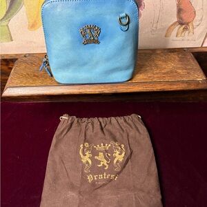 Pratesi Blue Leather Purse
Made in Italy